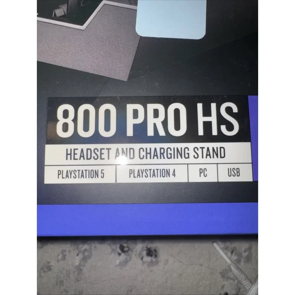 RIG 800 Pro HS Wireless Gaming Headset & Charging Stand (black) PS5 PS4 PC USB